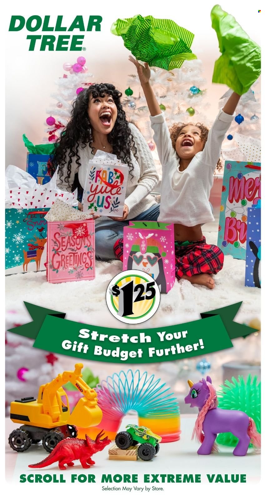 Dollar Tree ad - 12/14/2024 - 12/25/2024. Page 1