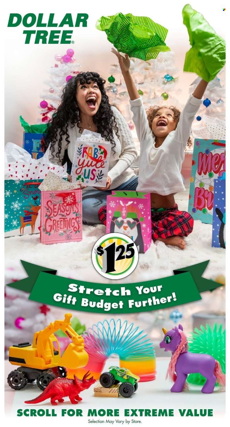 Dollar Tree Flyer - 12/14/2024 - 12/25/2024.