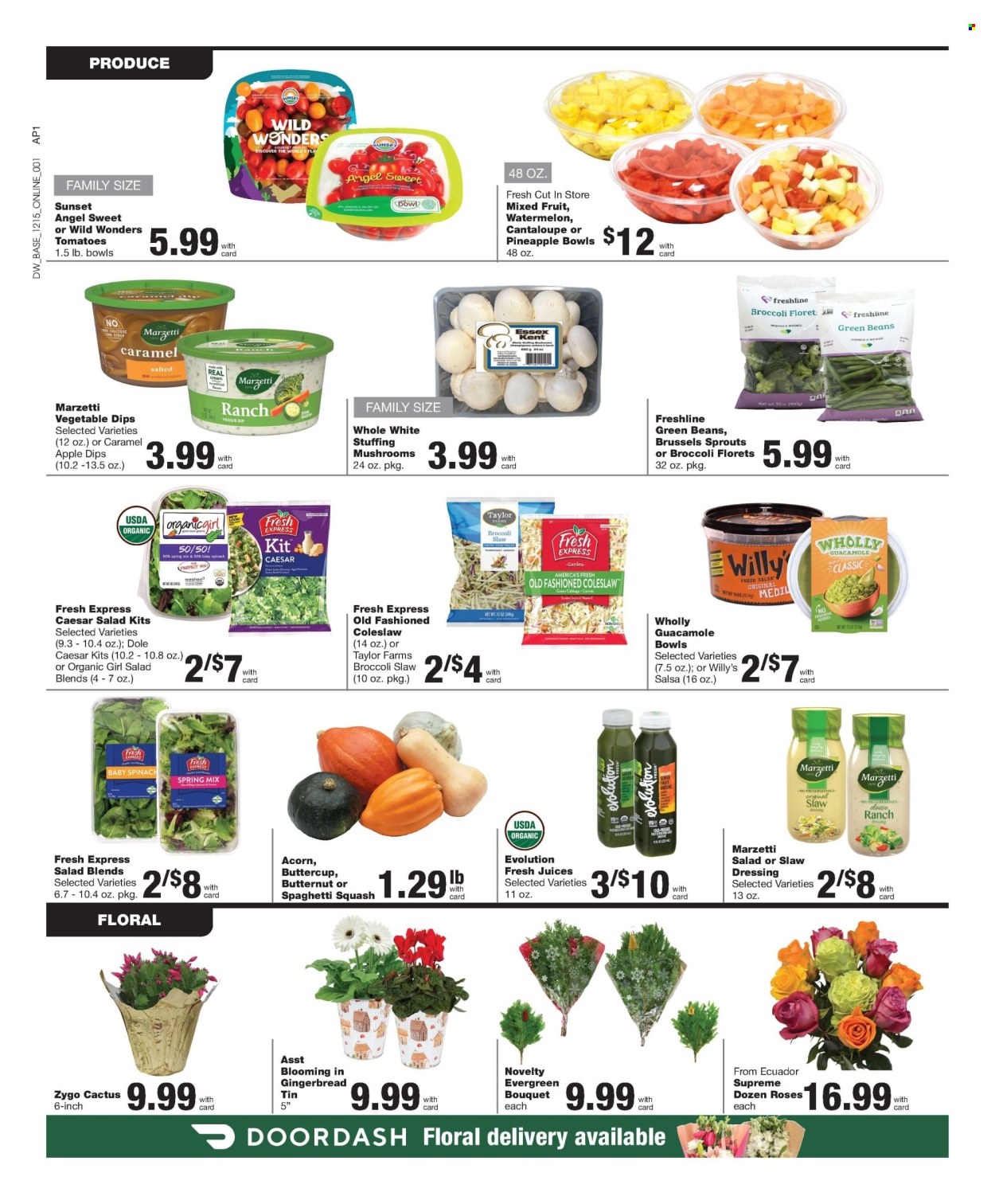 D&W Fresh Market ad - 12/15/2024 - 12/21/2024. Page 1