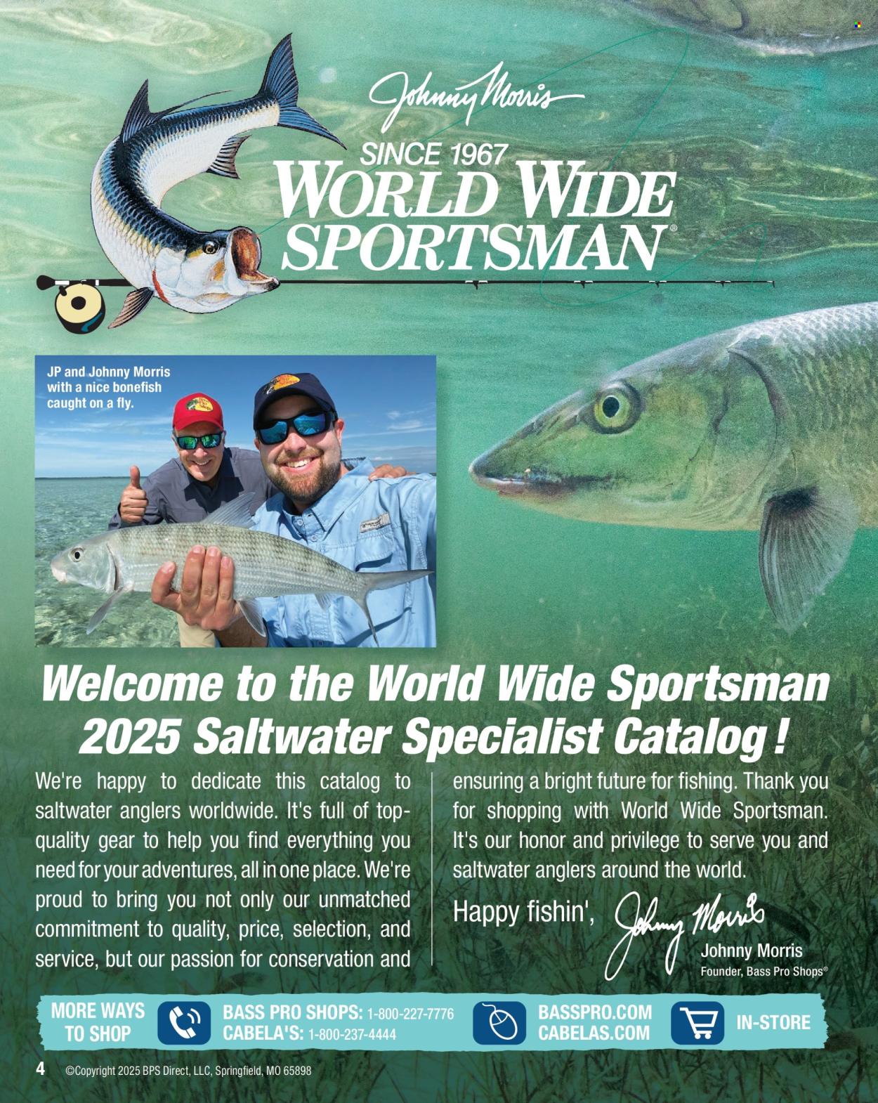 Cabela's ad. Page 1