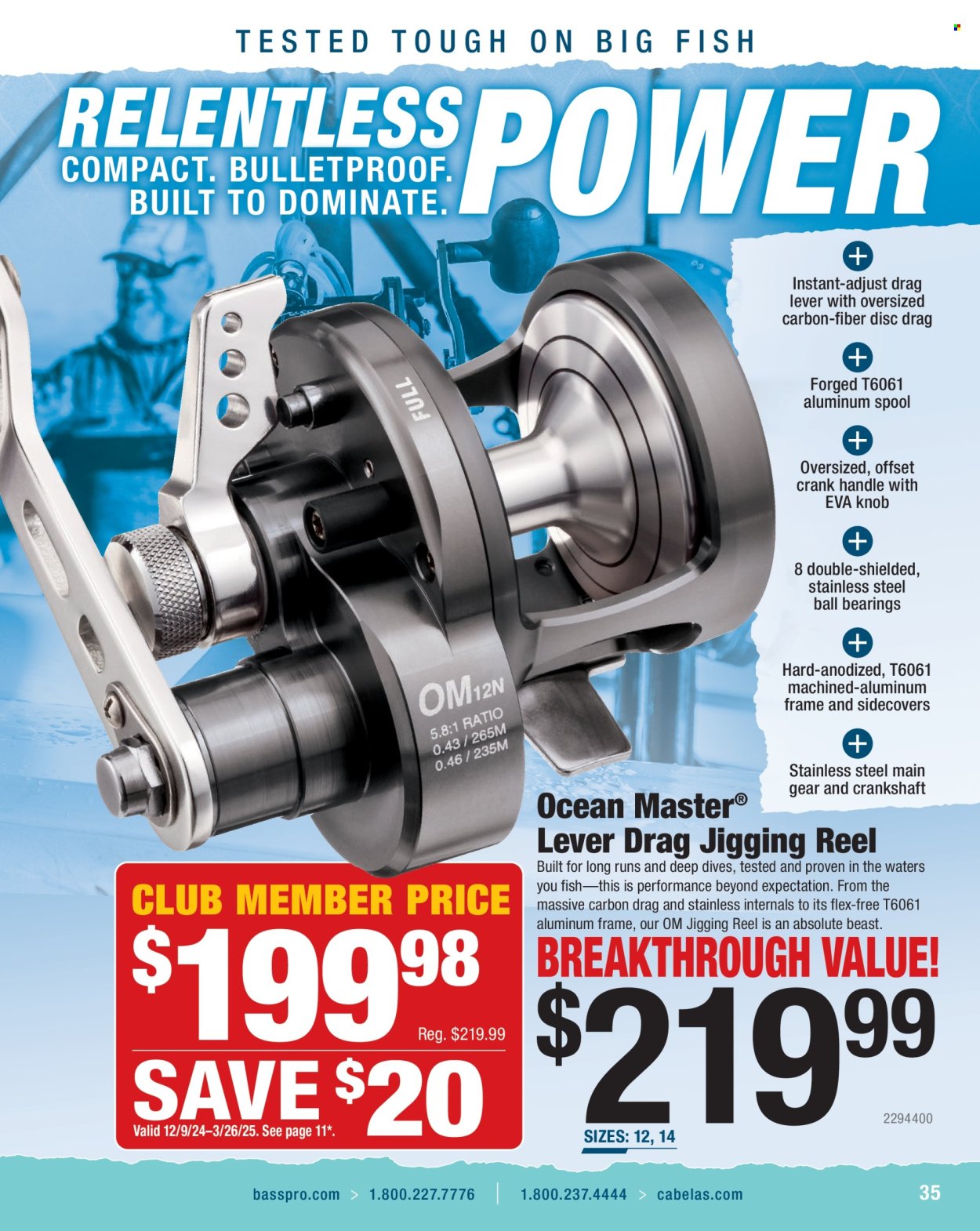 Cabela's ad. Page 1