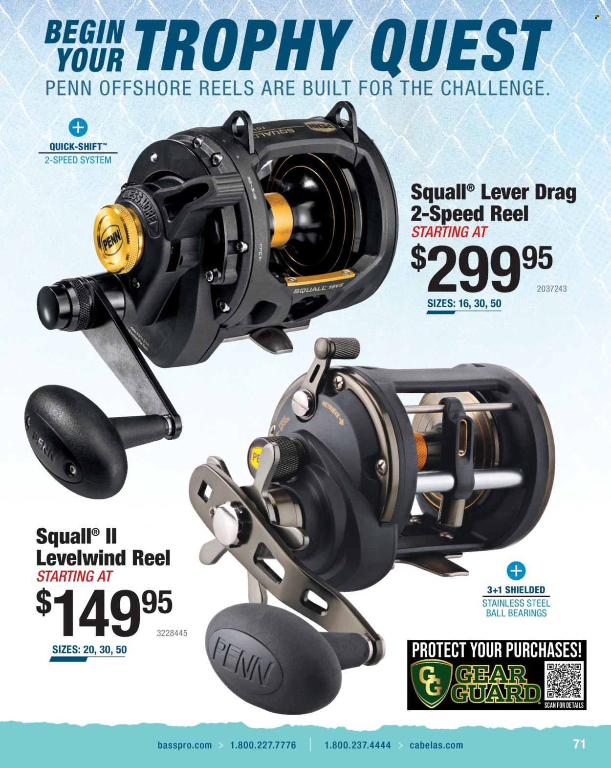 Cabela's ad. Page 1