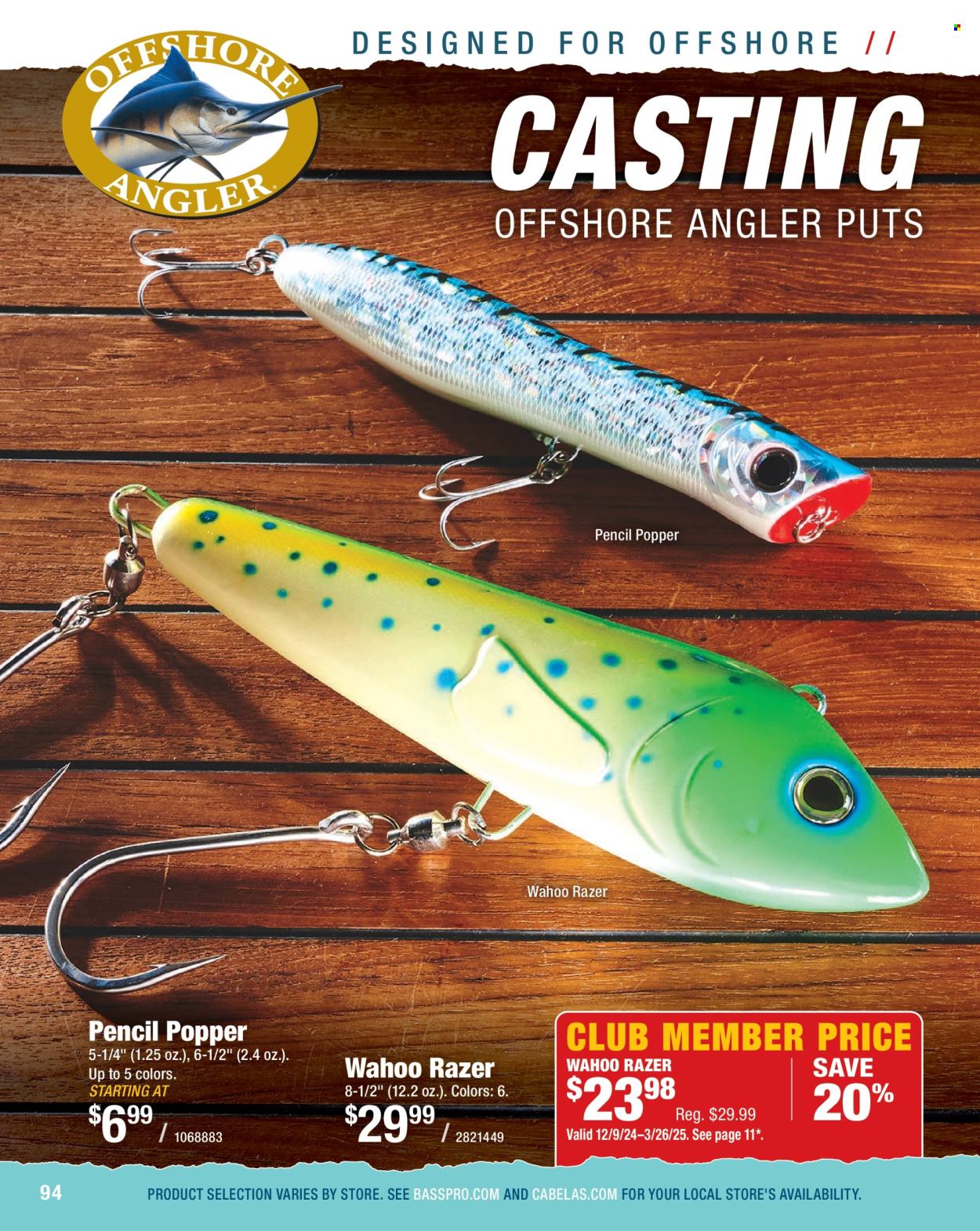 Cabela's ad. Page 1