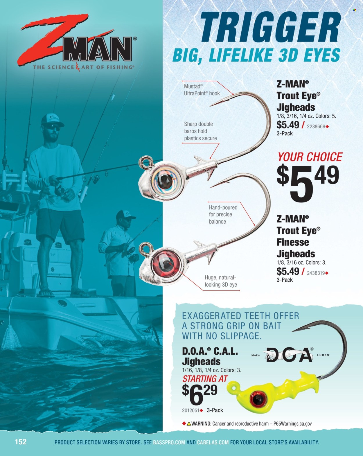 Cabela's ad. Page 1
