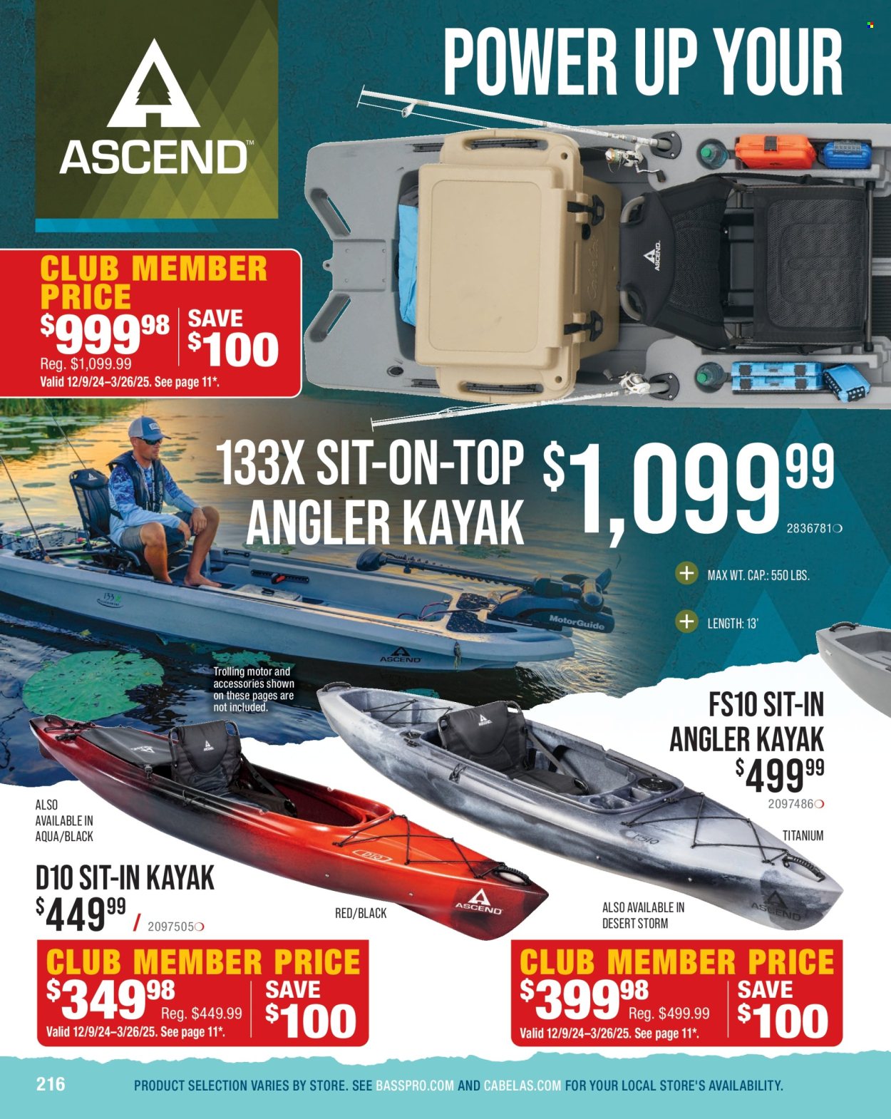 Cabela's ad. Page 1