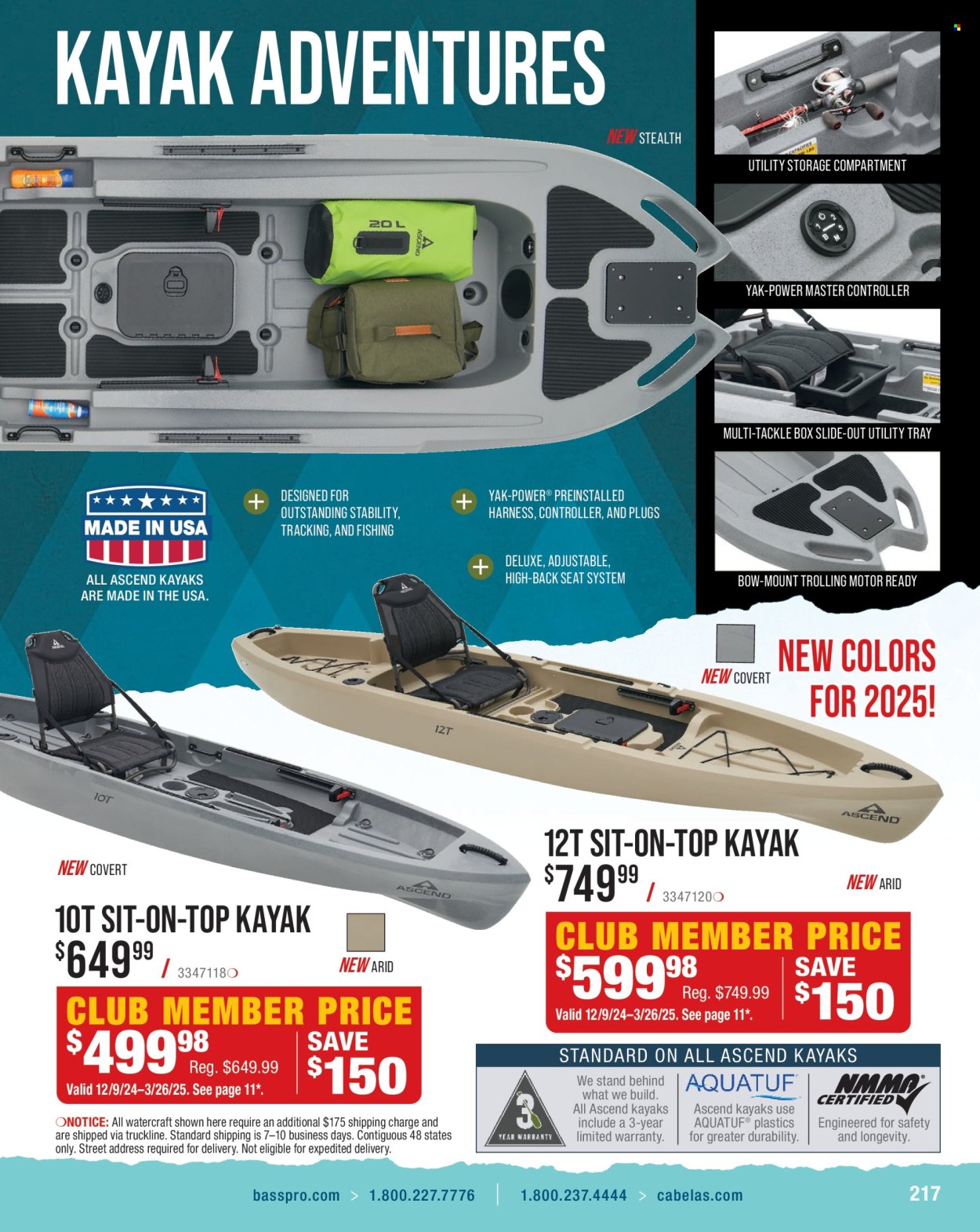 Cabela's ad. Page 1