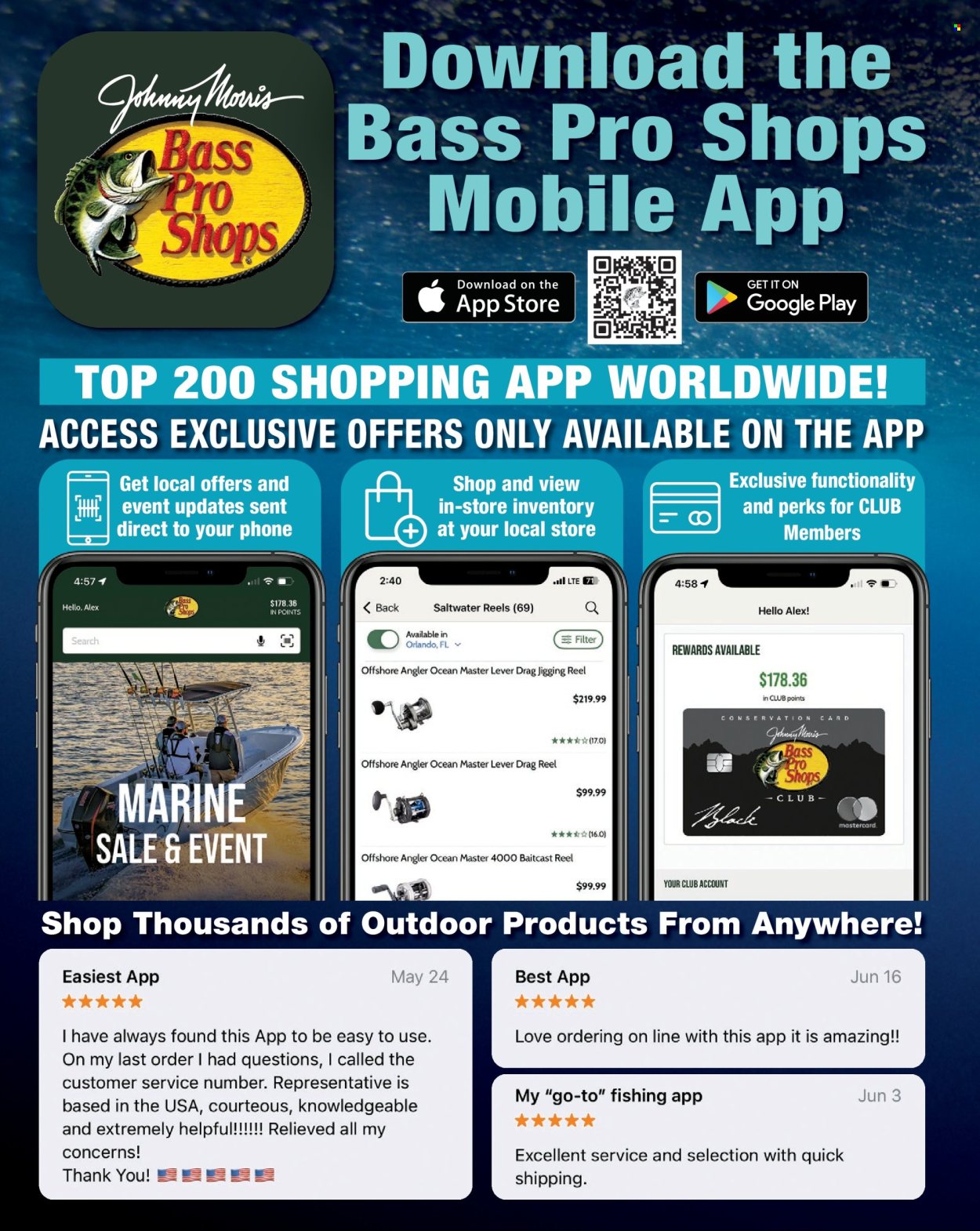 Bass Pro Shops ad. Page 1