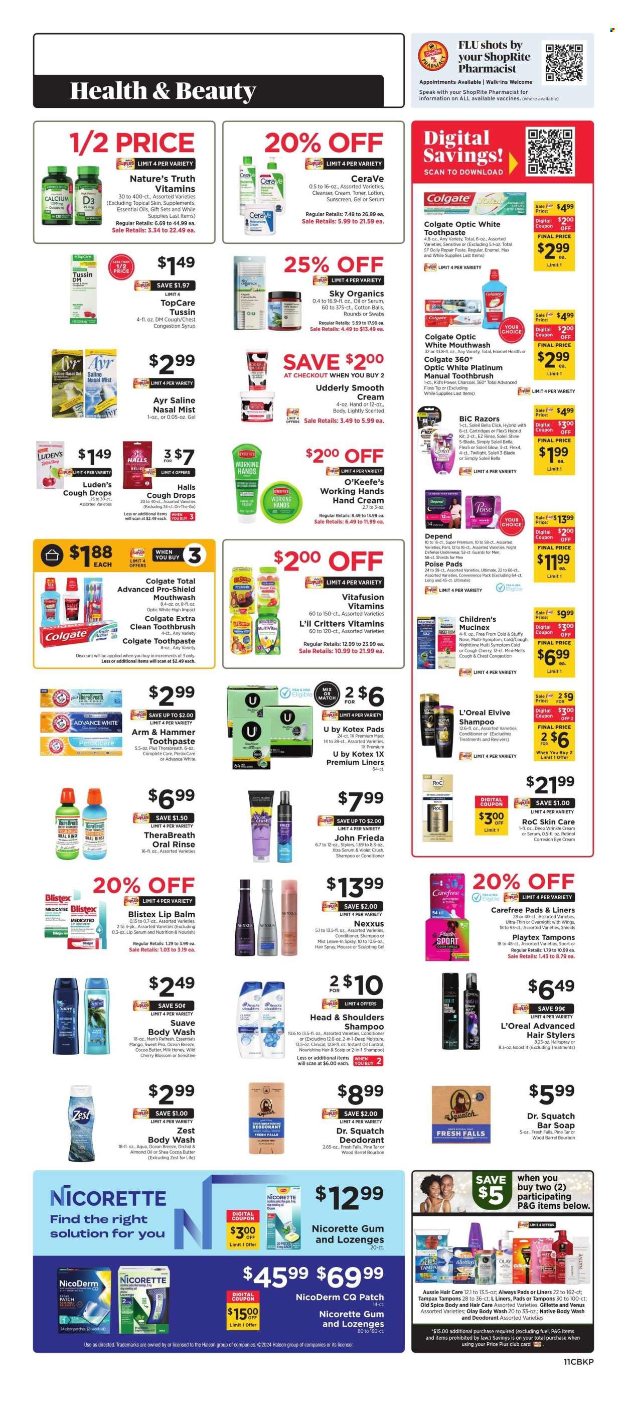 ShopRite ad - 12/15/2024 - 12/21/2024. Page 1