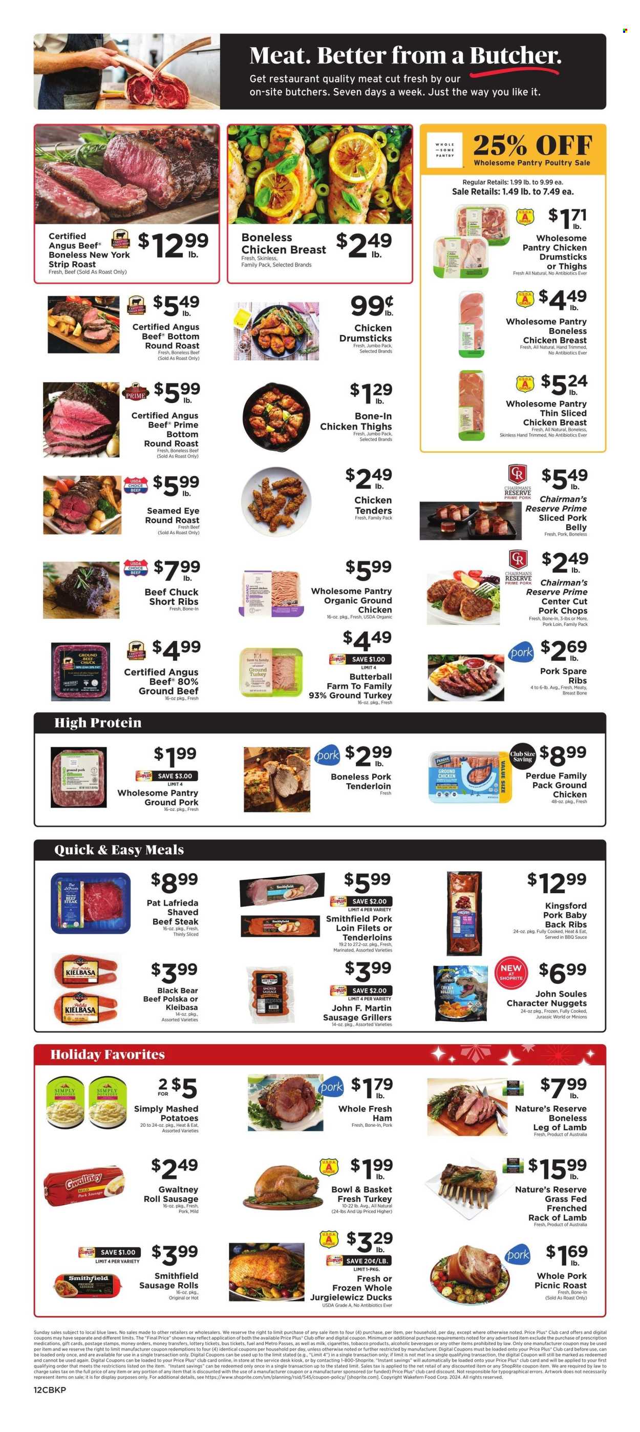 ShopRite ad - 12/15/2024 - 12/21/2024. Page 1