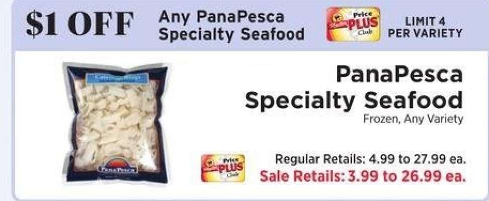 Specialty Seafood - Frozen, Any Variety