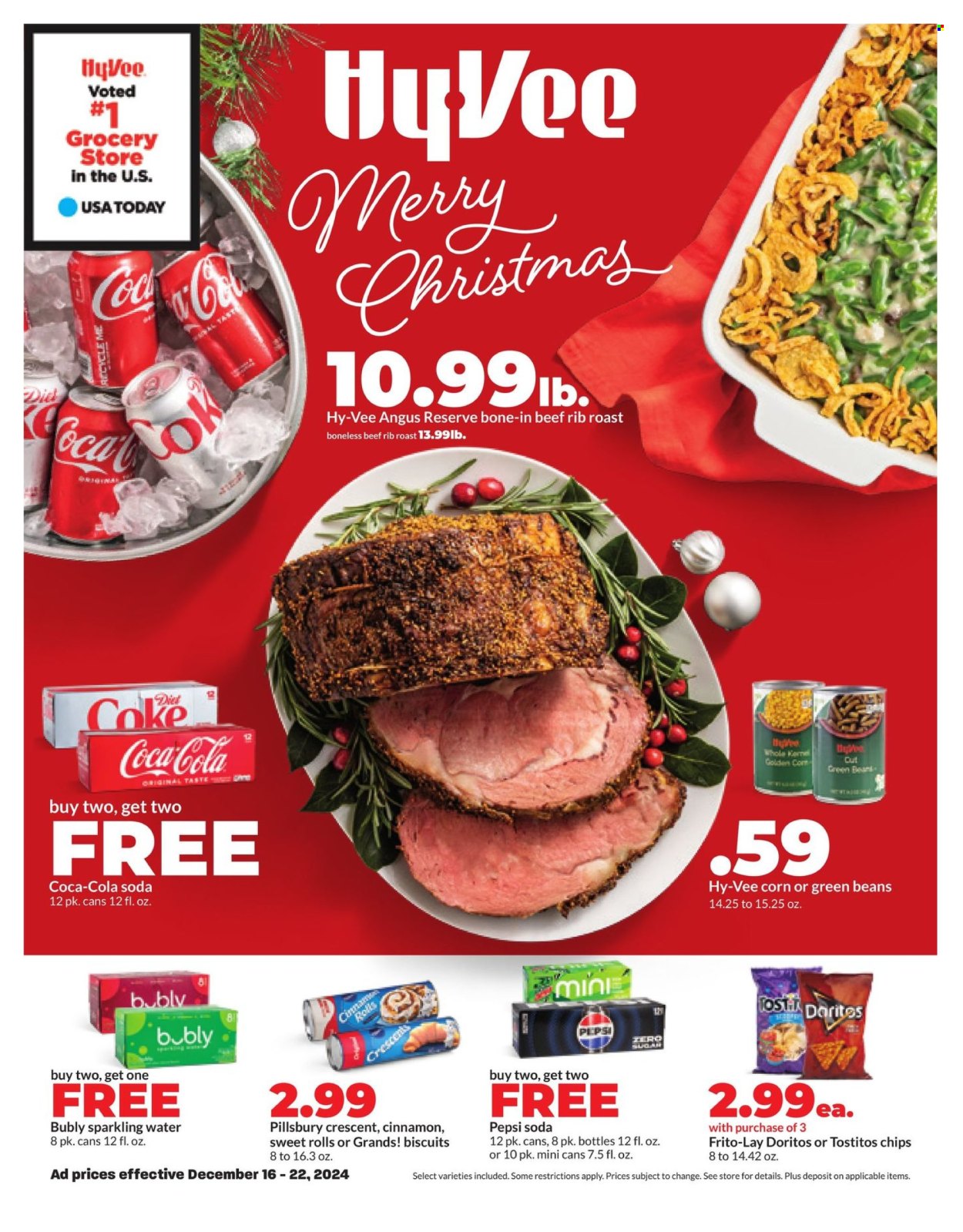 Hy-Vee ad - 12/16/2024 - 12/22/2024. Page 1