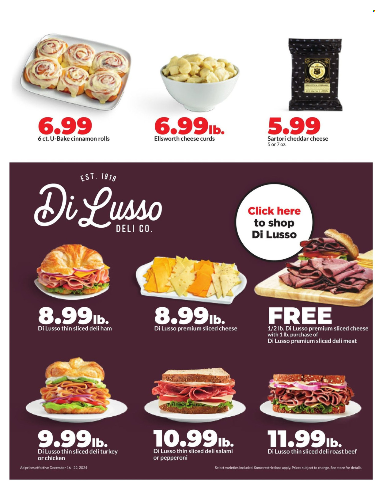 Hy-Vee ad - 12/16/2024 - 12/22/2024. Page 1