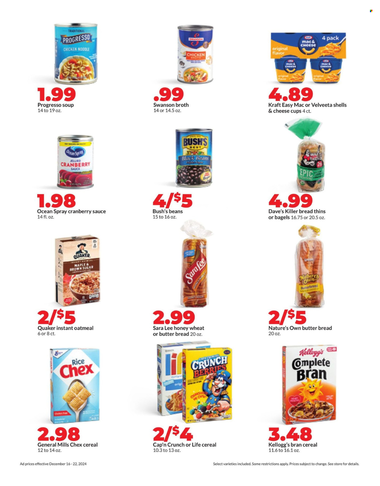 Hy-Vee ad - 12/16/2024 - 12/22/2024. Page 1