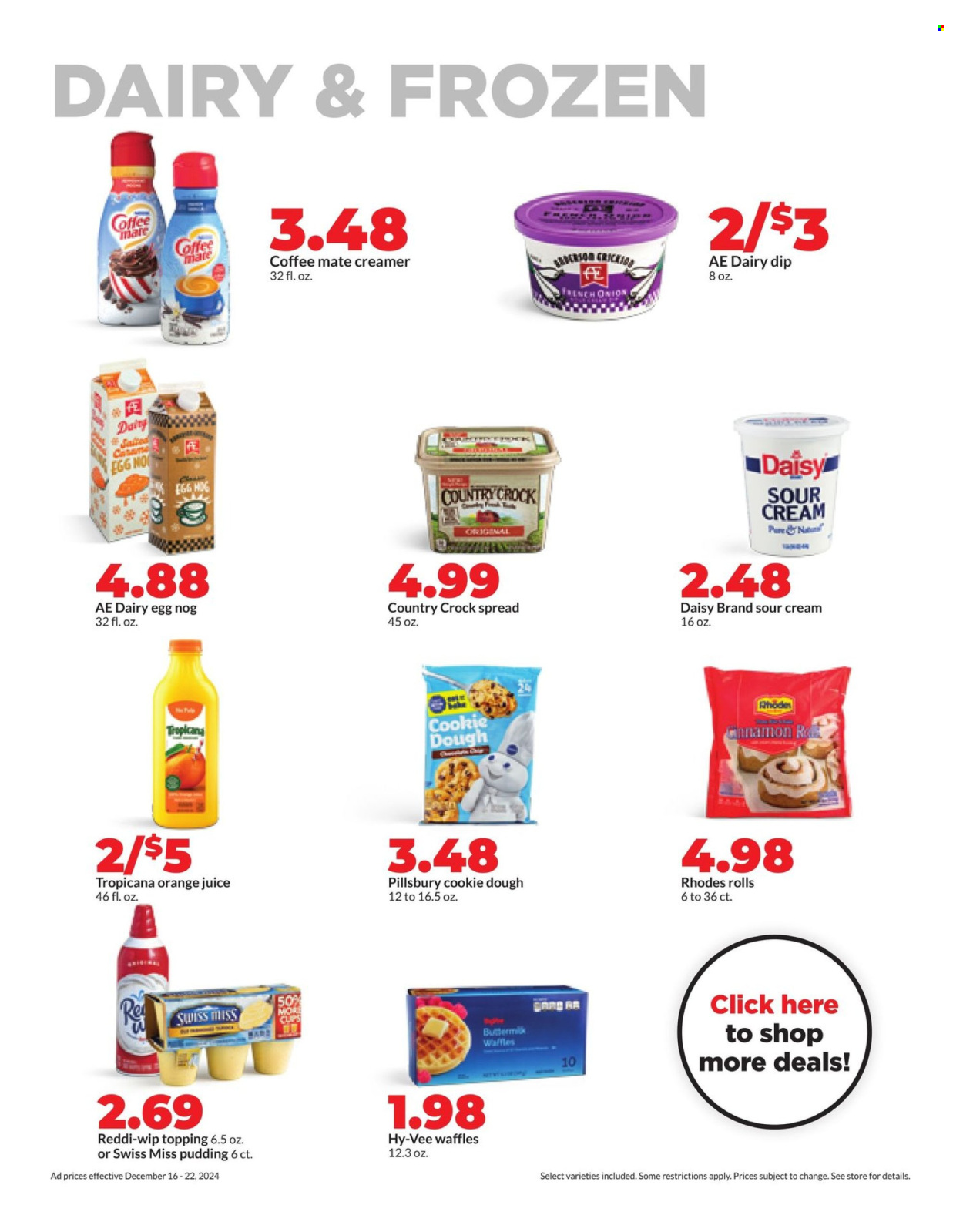 Hy-Vee ad - 12/16/2024 - 12/22/2024. Page 1