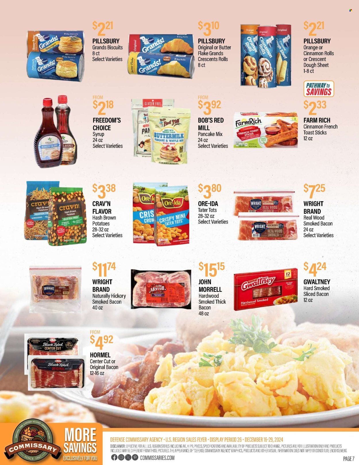 Commissary ad - 12/16/2024 - 12/29/2024. Page 1