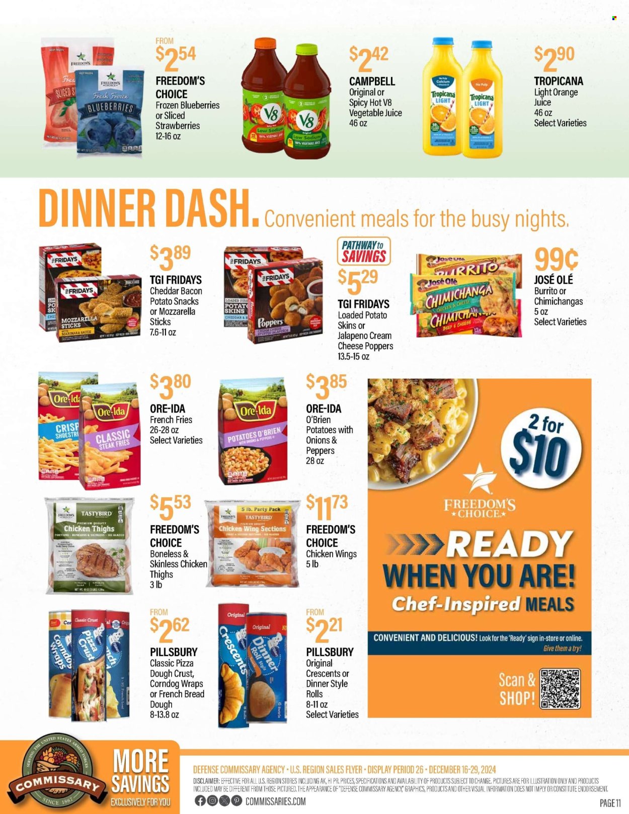 Commissary ad - 12/16/2024 - 12/29/2024. Page 1