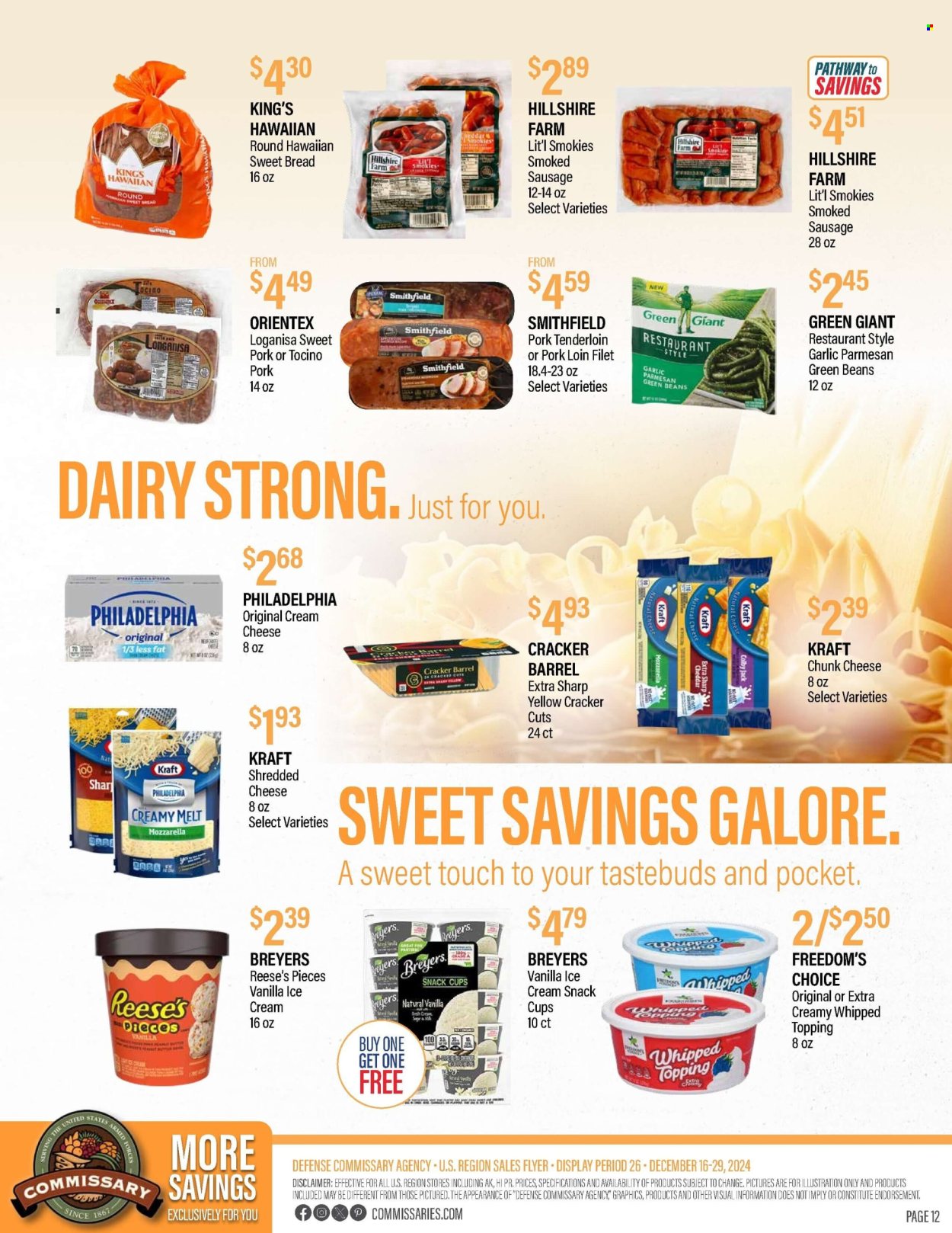 Commissary ad - 12/16/2024 - 12/29/2024. Page 1