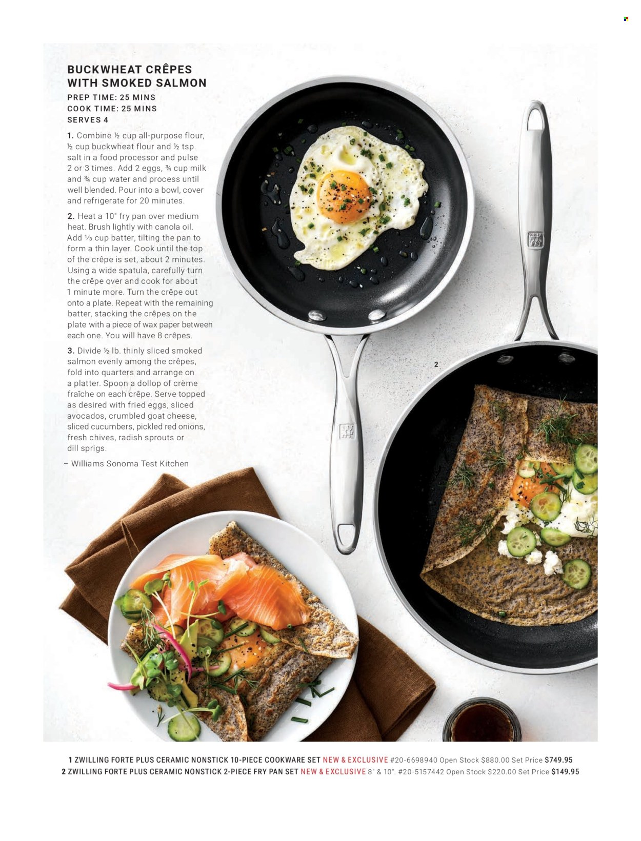 Williams-Sonoma ad. Page 1