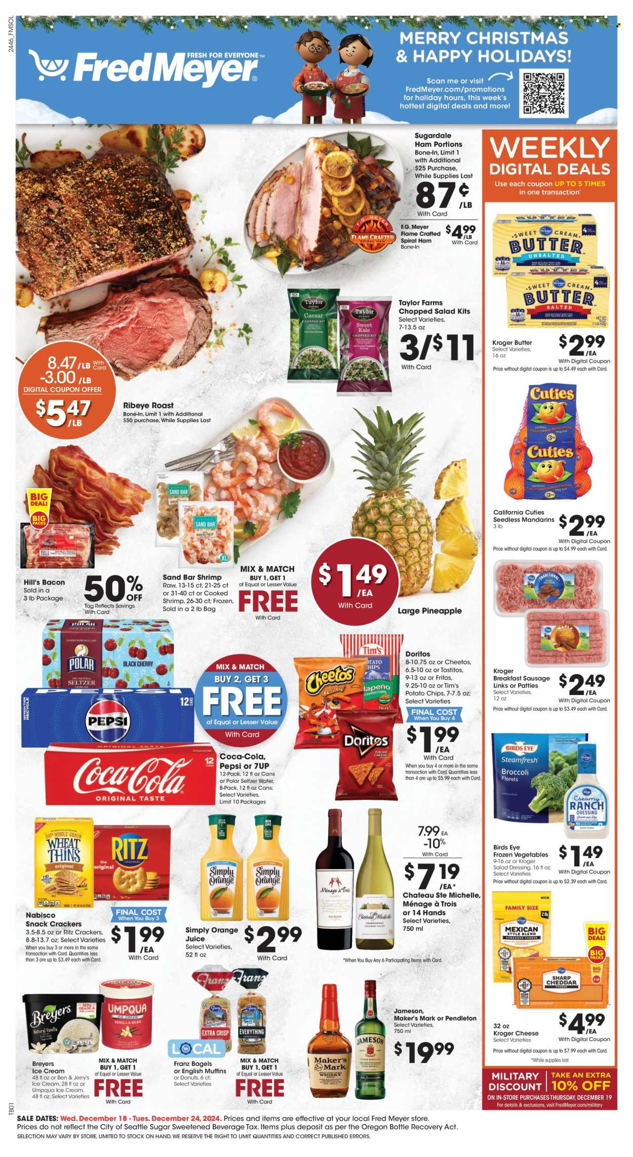 Fred Meyer ad - 12/18/2024 - 12/24/2024. Page 1