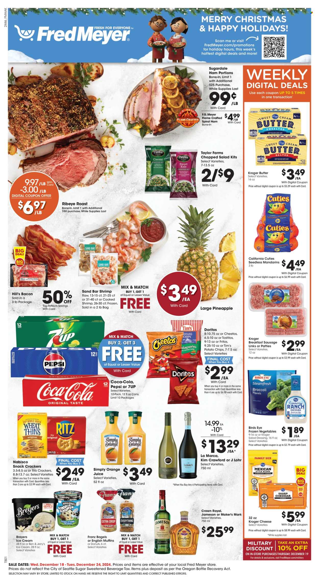 Fred Meyer ad - 12/18/2024 - 12/24/2024. Page 1