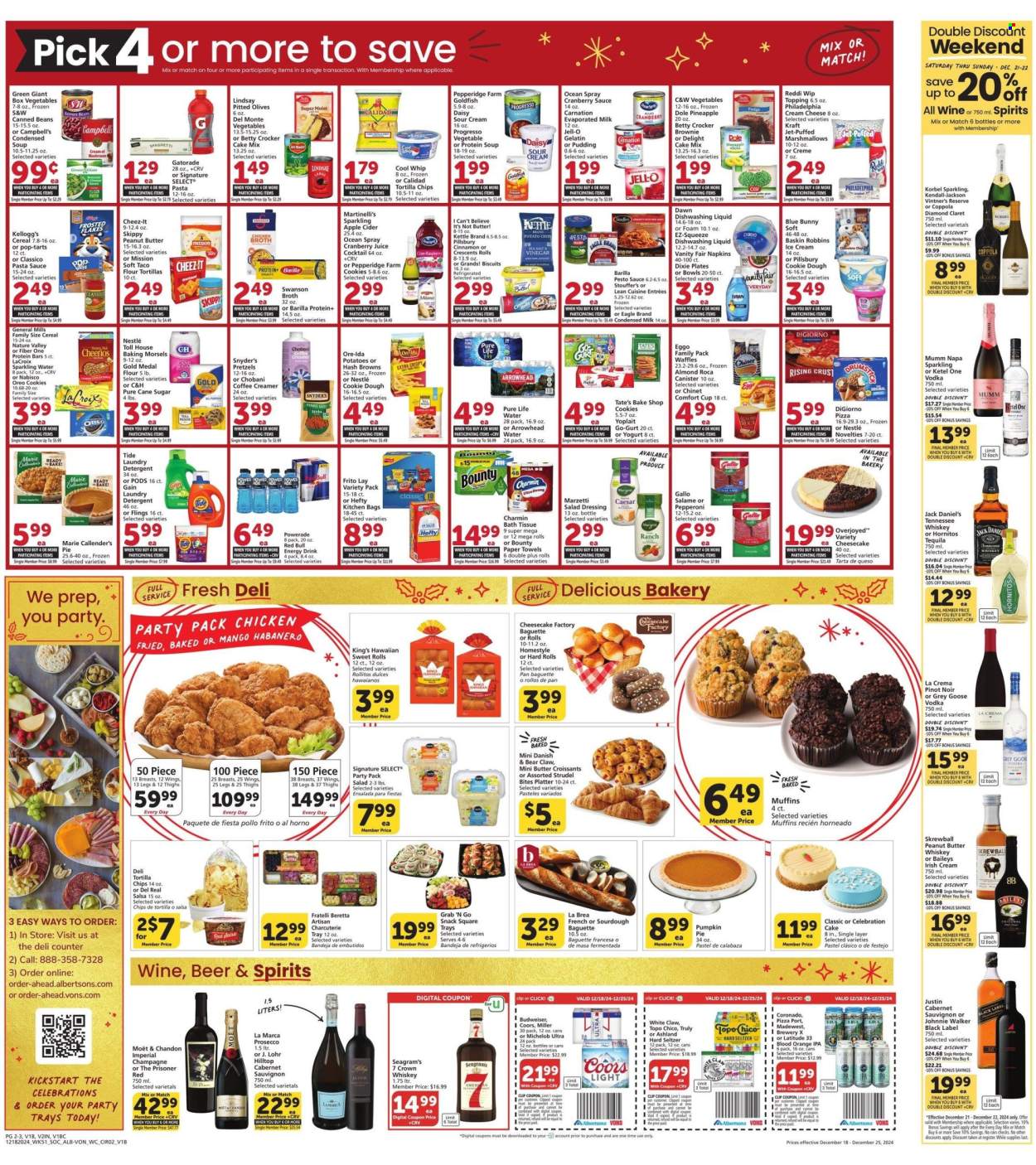 Albertsons ad - 12/18/2024 - 12/25/2024. Page 1