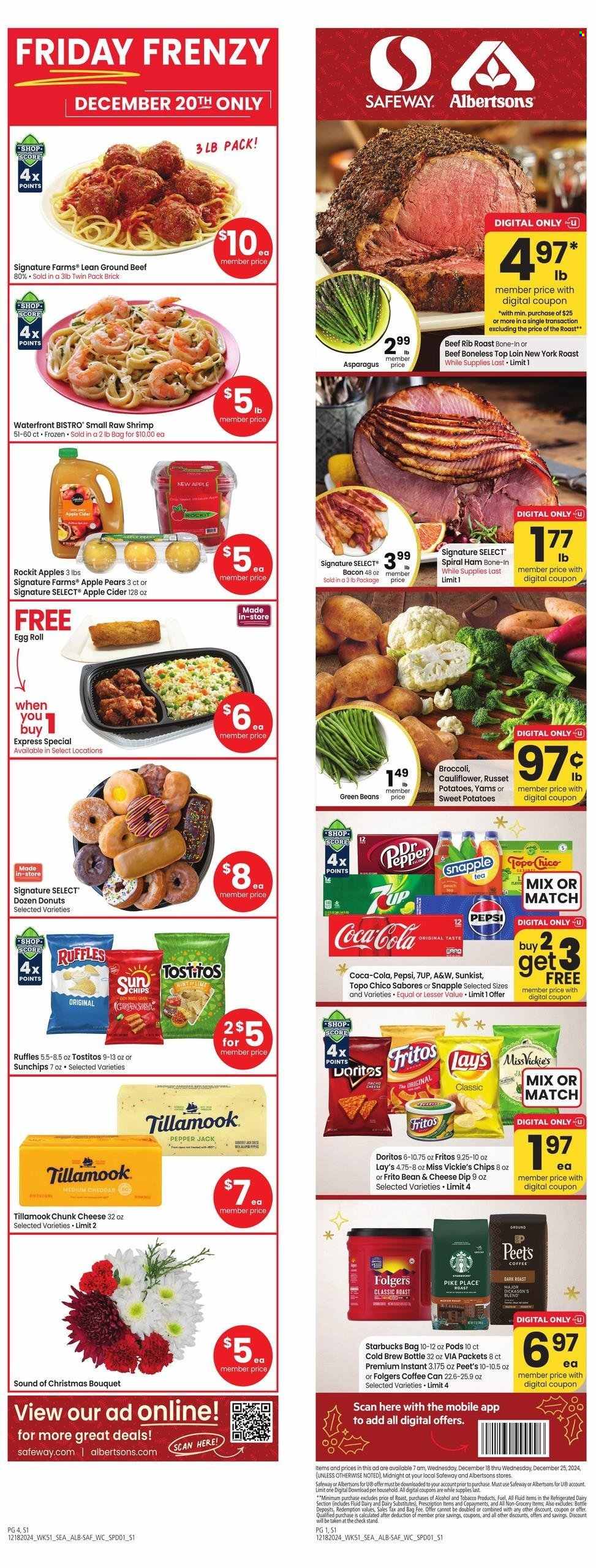 Albertsons ad - 12/18/2024 - 12/25/2024. Page 1