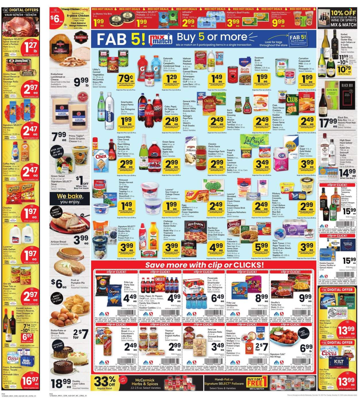 Albertsons ad - 12/18/2024 - 12/24/2024. Page 1