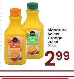 Signature Select Orange Juice - 52 oz.