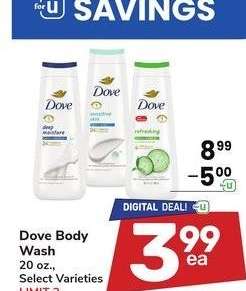 Dove Body Wash - 20 oz., Select Varieties