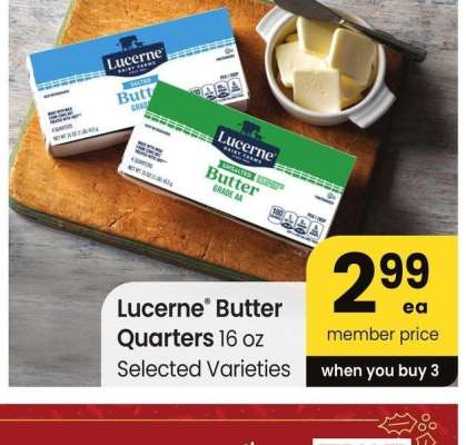 Lucerne® Butter Quarters - 16 oz Selected Varieties