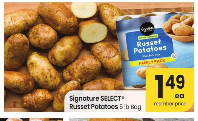 Signature Select® Russet Potatoes - 5 lb Bag