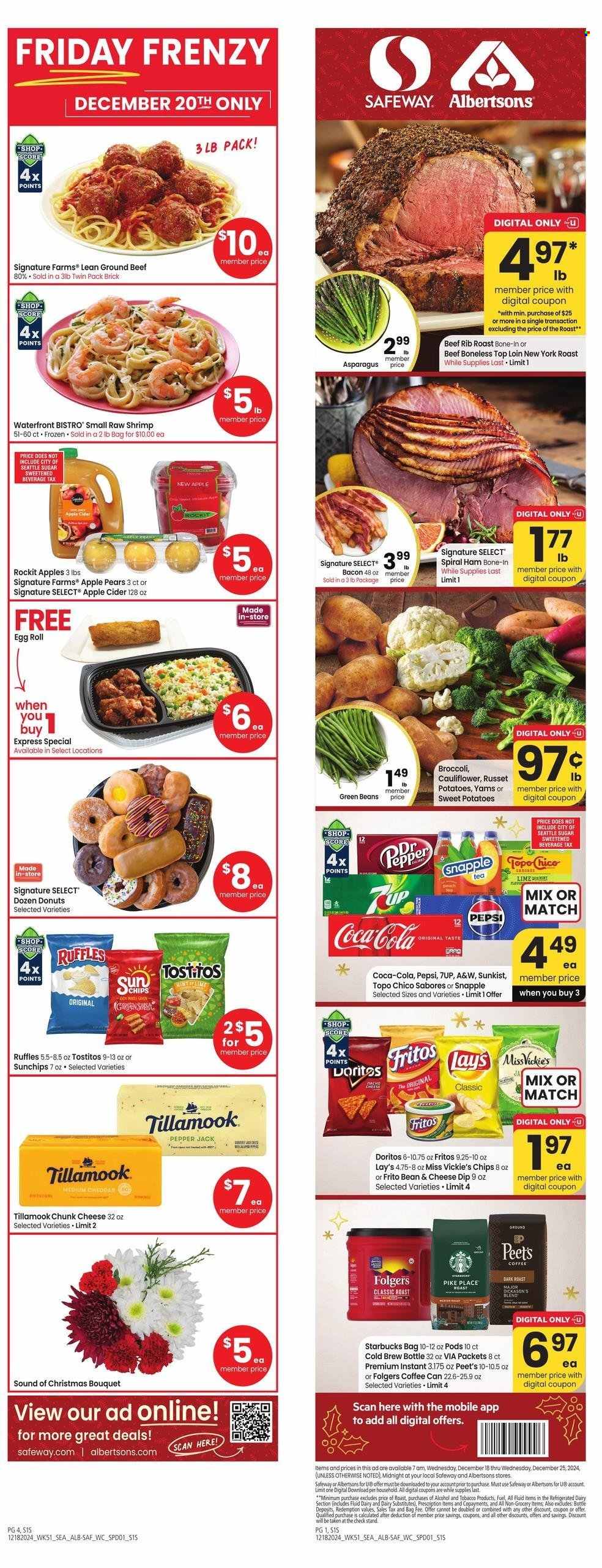 Albertsons ad - 12/18/2024 - 12/25/2024. Page 1