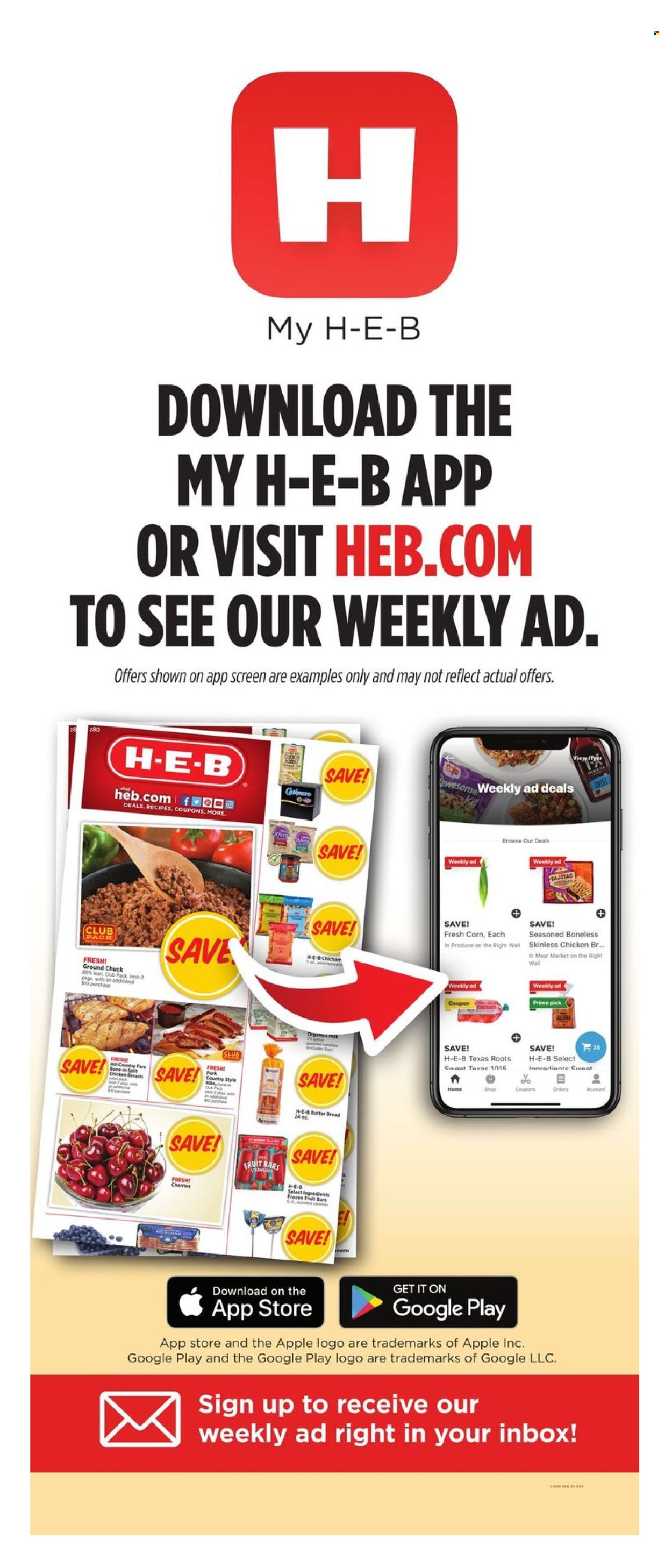 H-E-B ad - 12/18/2024 - 12/24/2024. Page 1