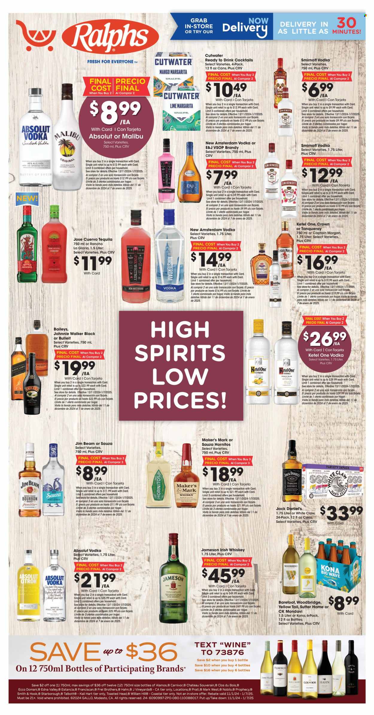 Ralphs ad - 12/18/2024 - 12/25/2024. Page 1