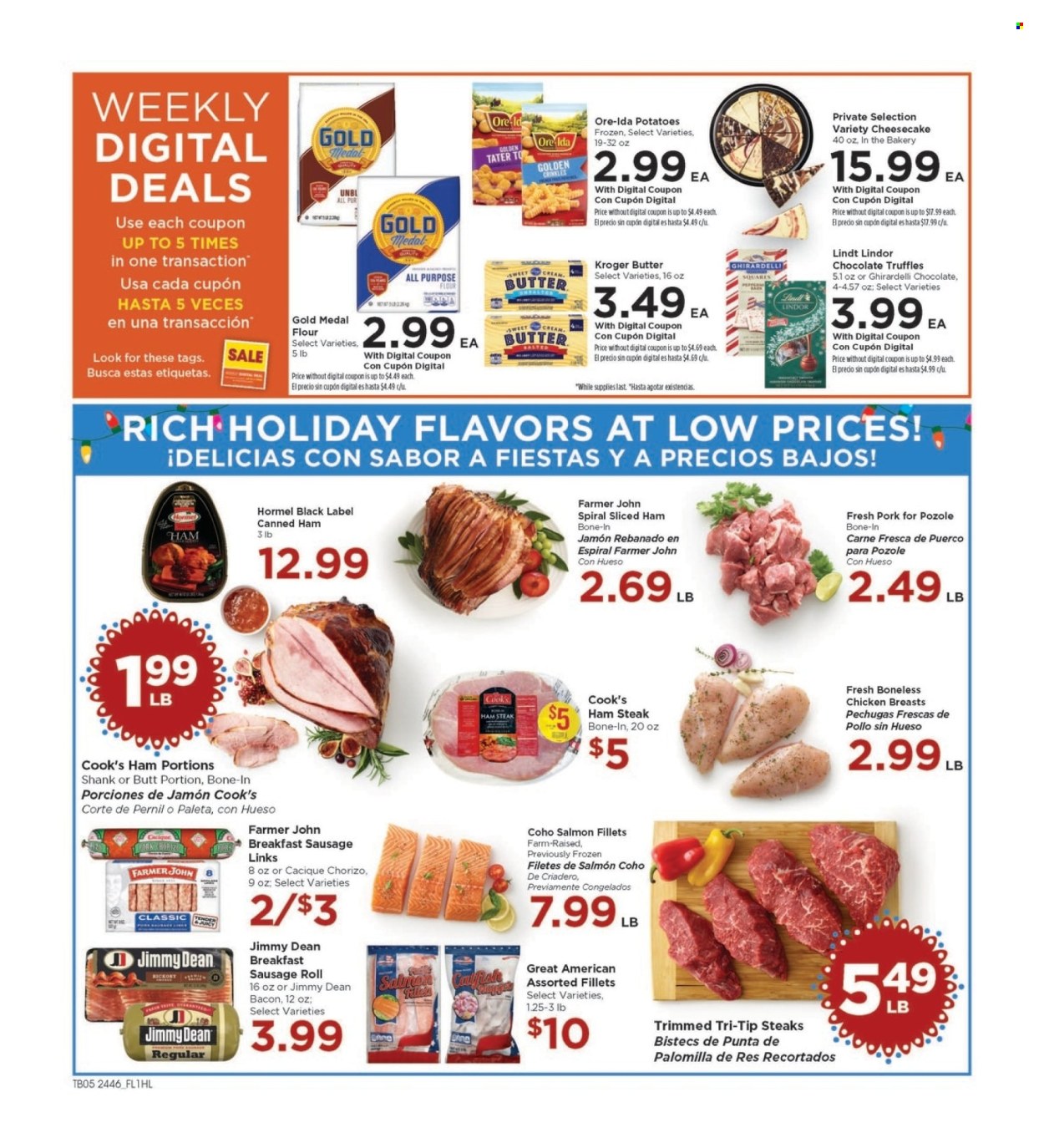 Foods Co ad - 12/17/2024 - 12/24/2024. Page 1