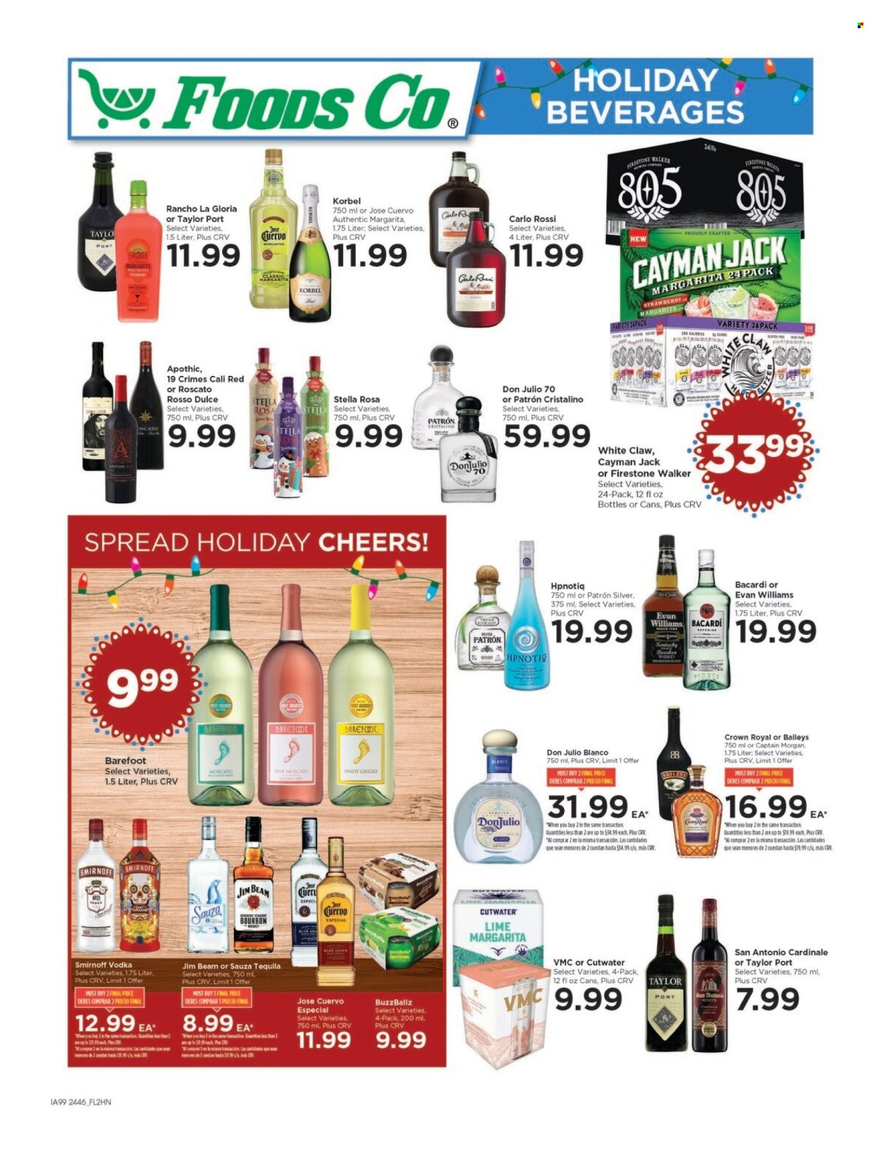 Foods Co ad - 12/17/2024 - 12/24/2024. Page 1