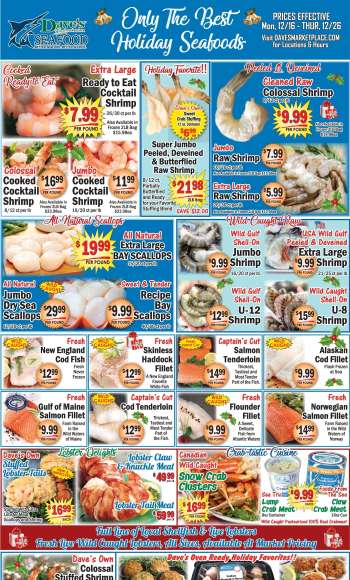 Dave's Fresh Marketplace Flyer - 12/16/2024 - 12/26/2024.