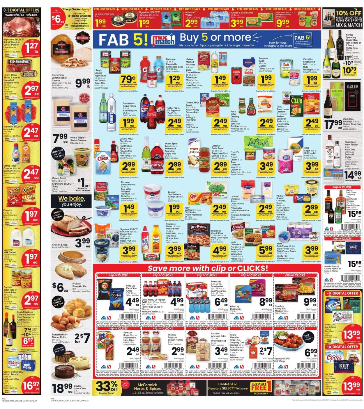 Safeway ad - 12/18/2024 - 12/24/2024. Page 1