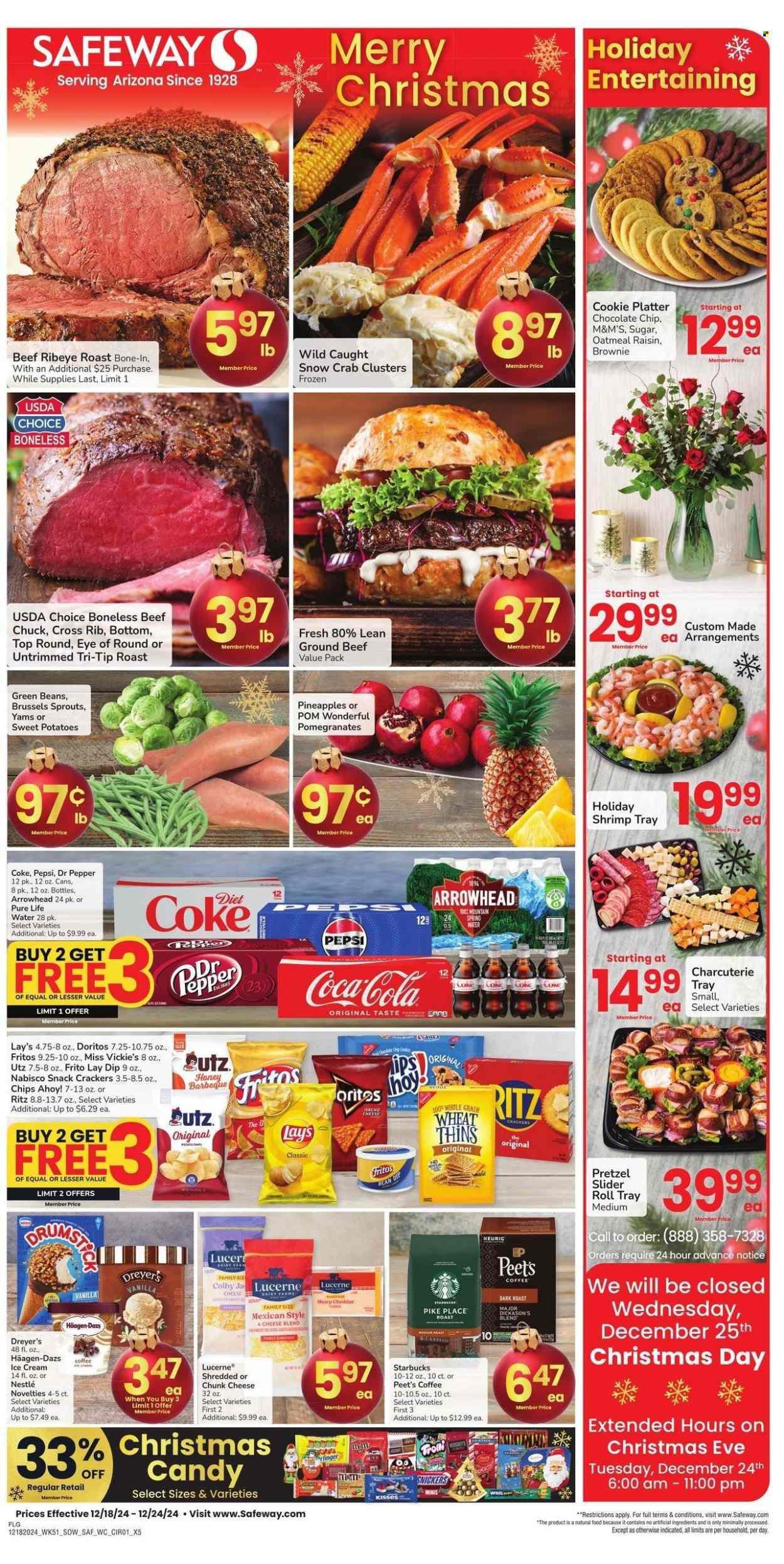 Safeway ad - 12/18/2024 - 12/24/2024. Page 1