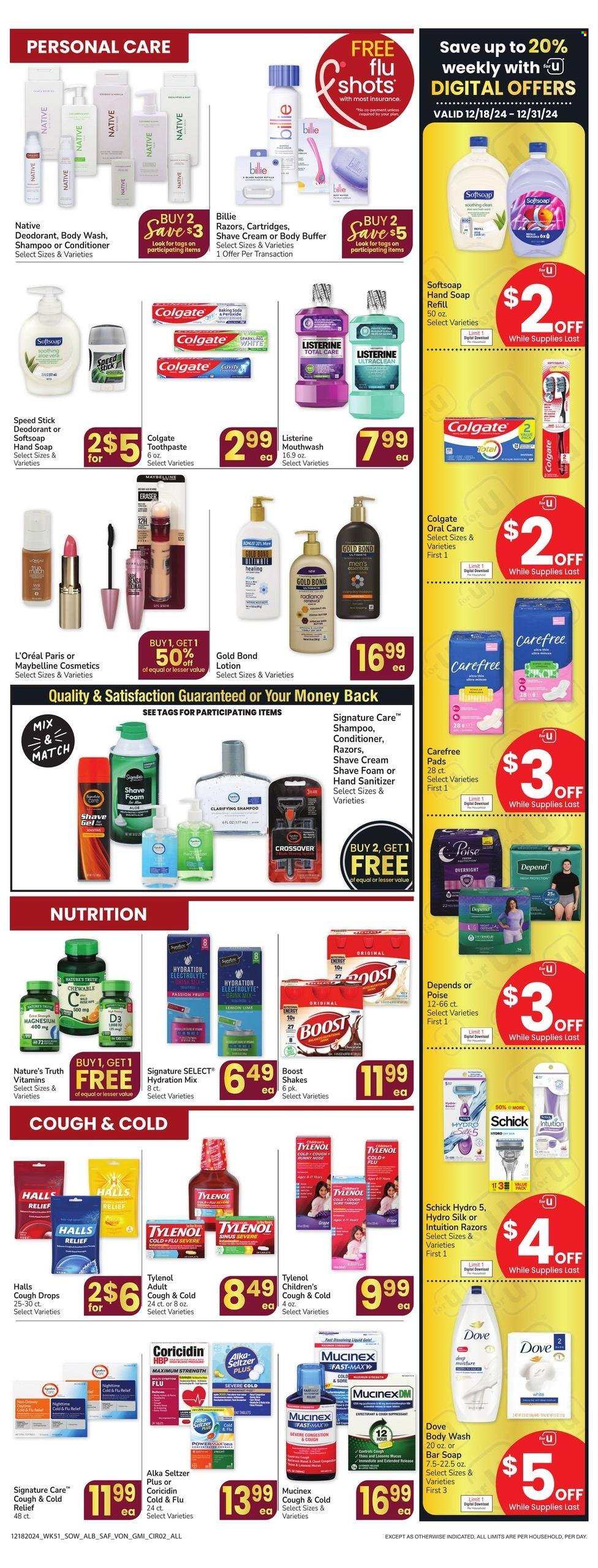 Safeway ad - 12/18/2024 - 12/24/2024. Page 1