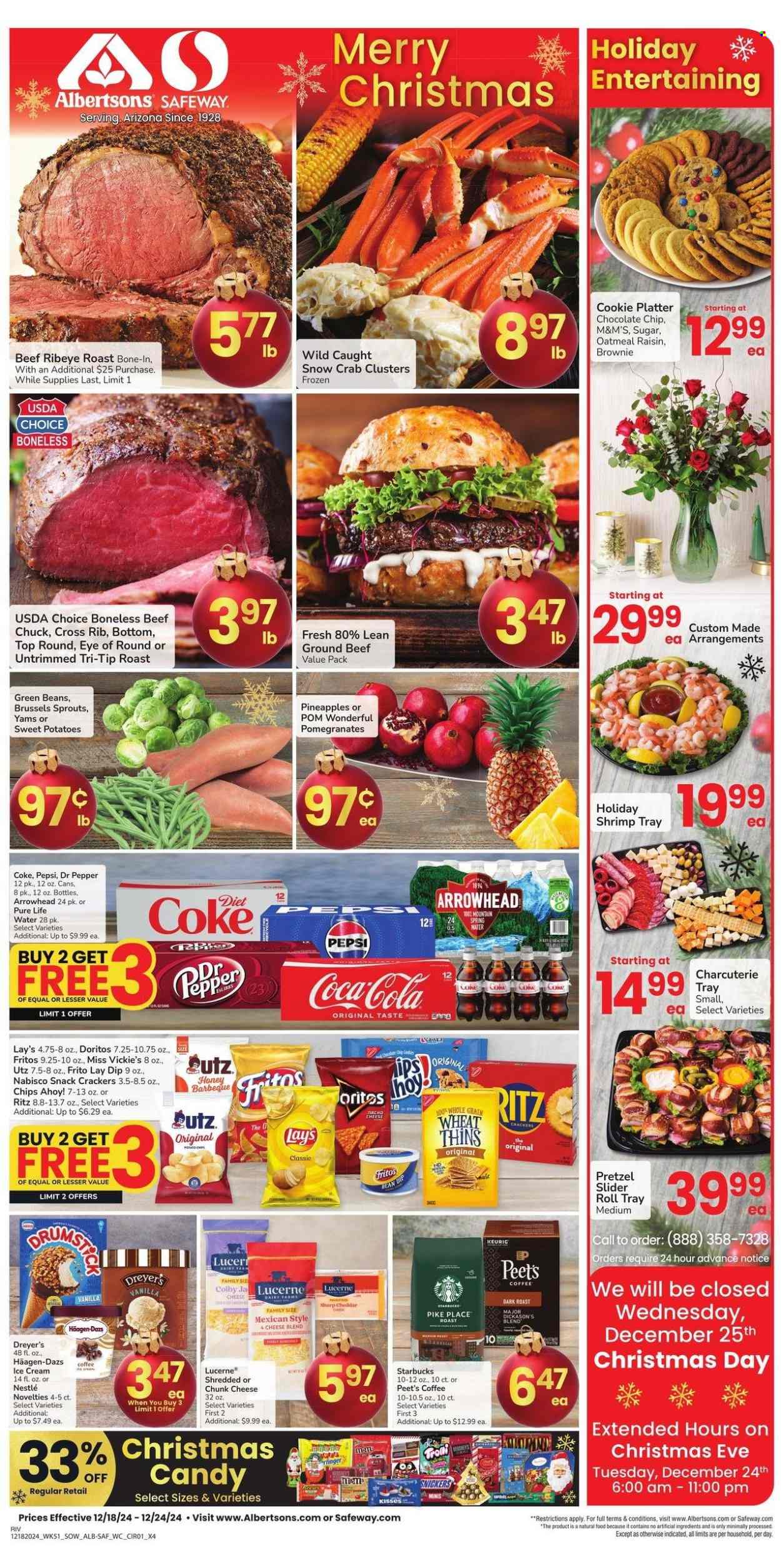 Safeway ad - 12/18/2024 - 12/24/2024. Page 1