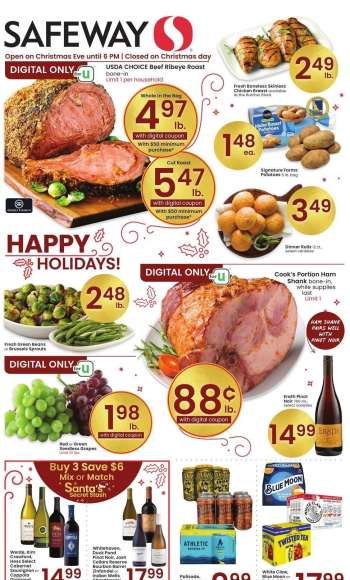 Safeway Flyer - 12/18/2024 - 12/24/2024.