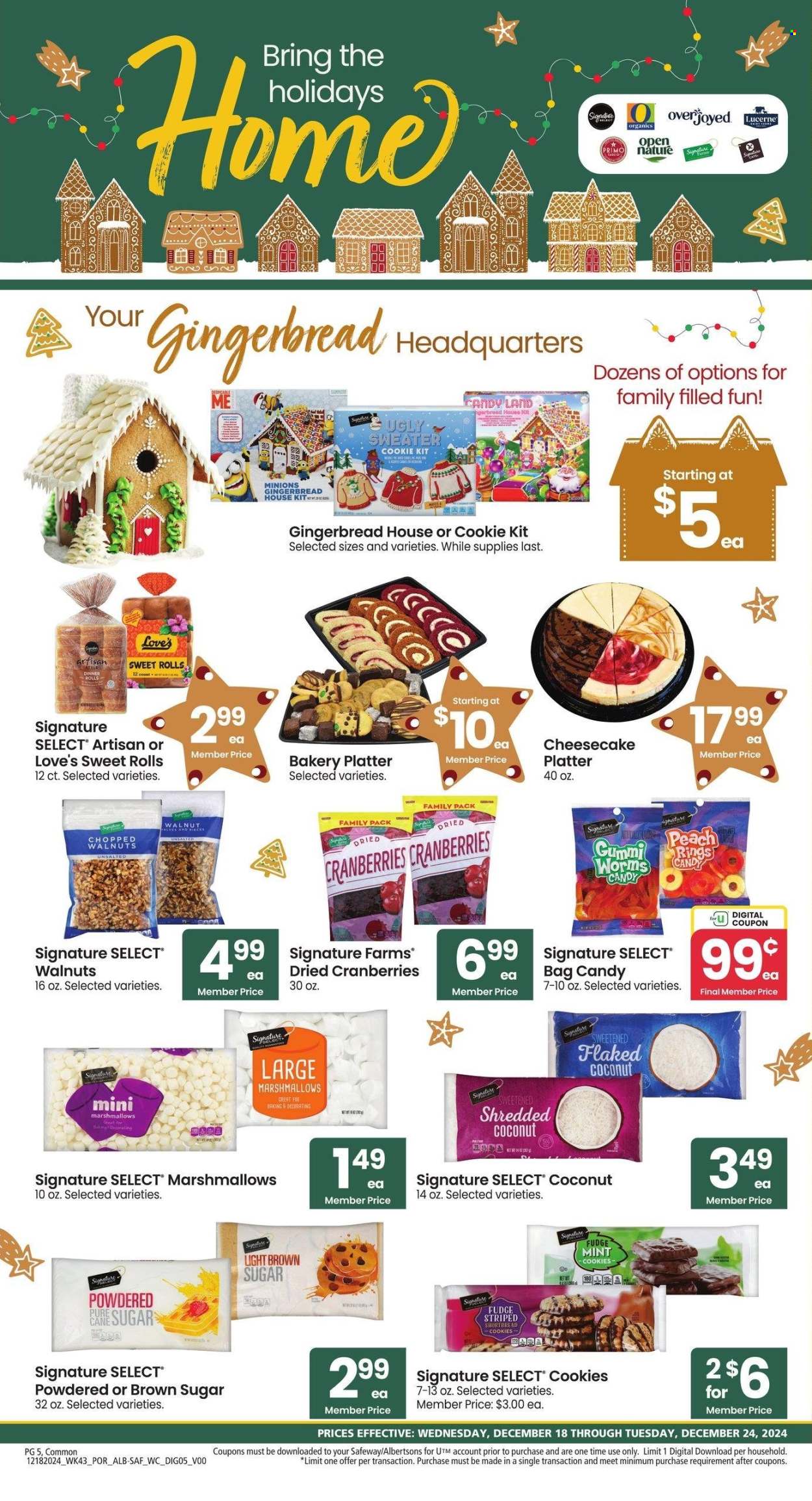 Safeway ad - 12/18/2024 - 12/24/2024. Page 1