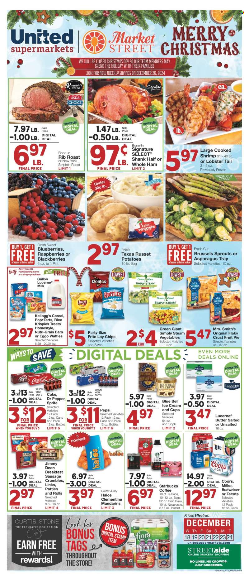 United Supermarkets Flyer - 12/18/2024 - 12/24/2024.