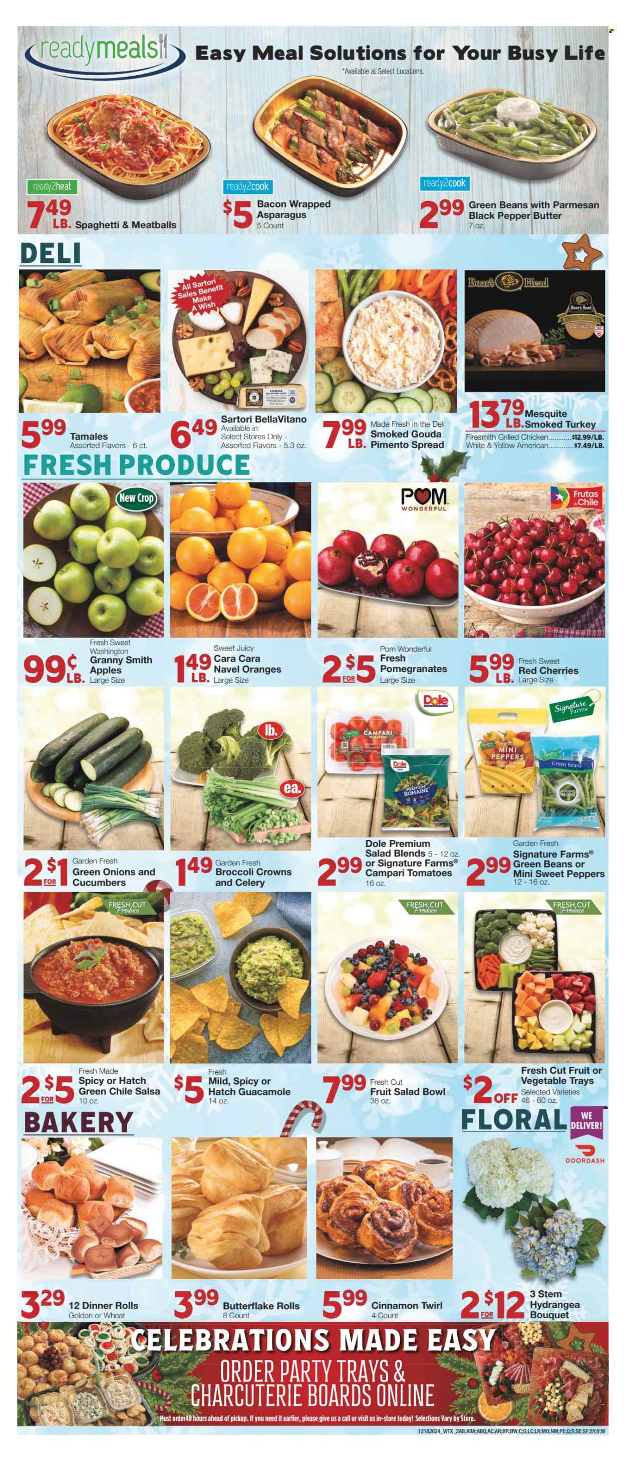 United Supermarkets ad - 12/18/2024 - 12/24/2024. Page 1