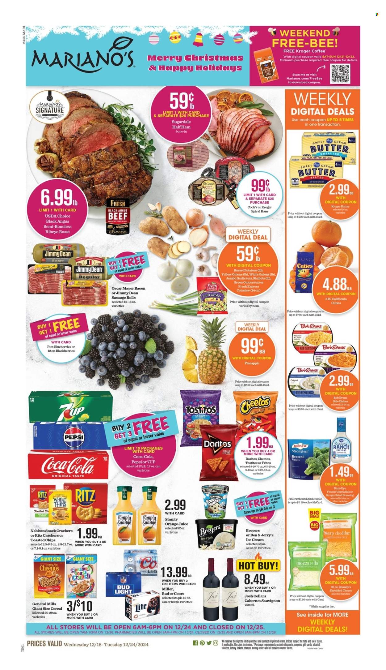 Mariano’s ad - 12/18/2024 - 12/24/2024. Page 1