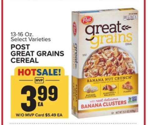 Post Great Grains Cereal