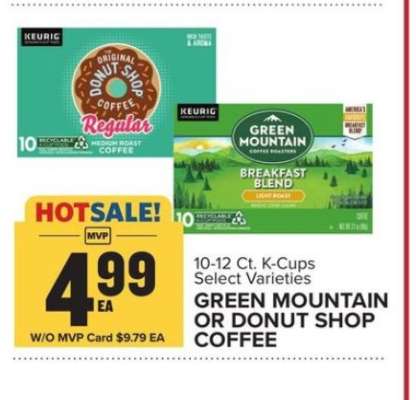 Green Mountain or Donut Shop Coffee