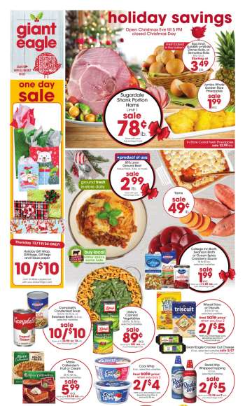 Giant Eagle Flyer - 12/19/2024 - 12/24/2024.