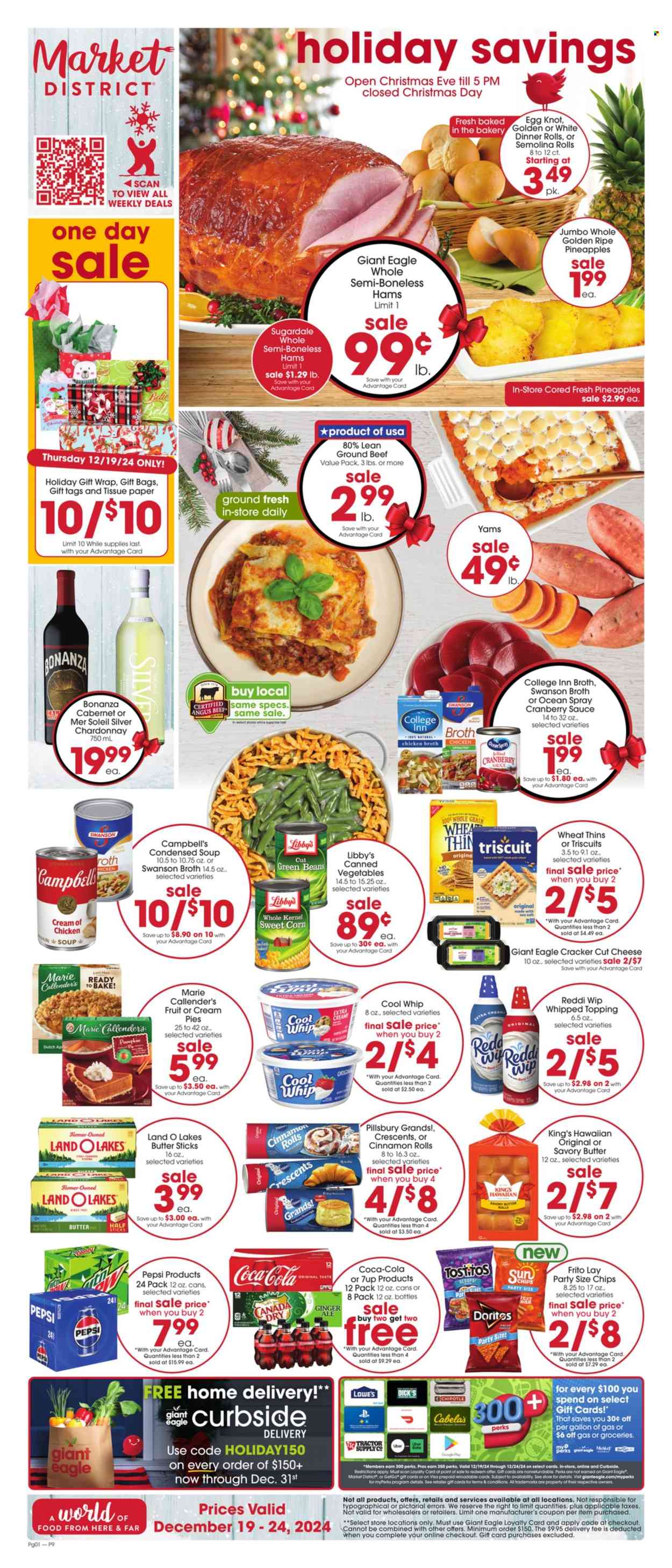 Giant Eagle ad - 12/19/2024 - 12/24/2024. Page 1